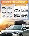Sailnovo Rooftop Cargo Carrier - 20 Cubic Car Roof Cargo Carrier Waterproof for Vehicles with/Without Roof Rack, Car Top Carrier Includes Anti-Slip Mat, Luggage Lock, 6 Door Hooks, Storage Bag
