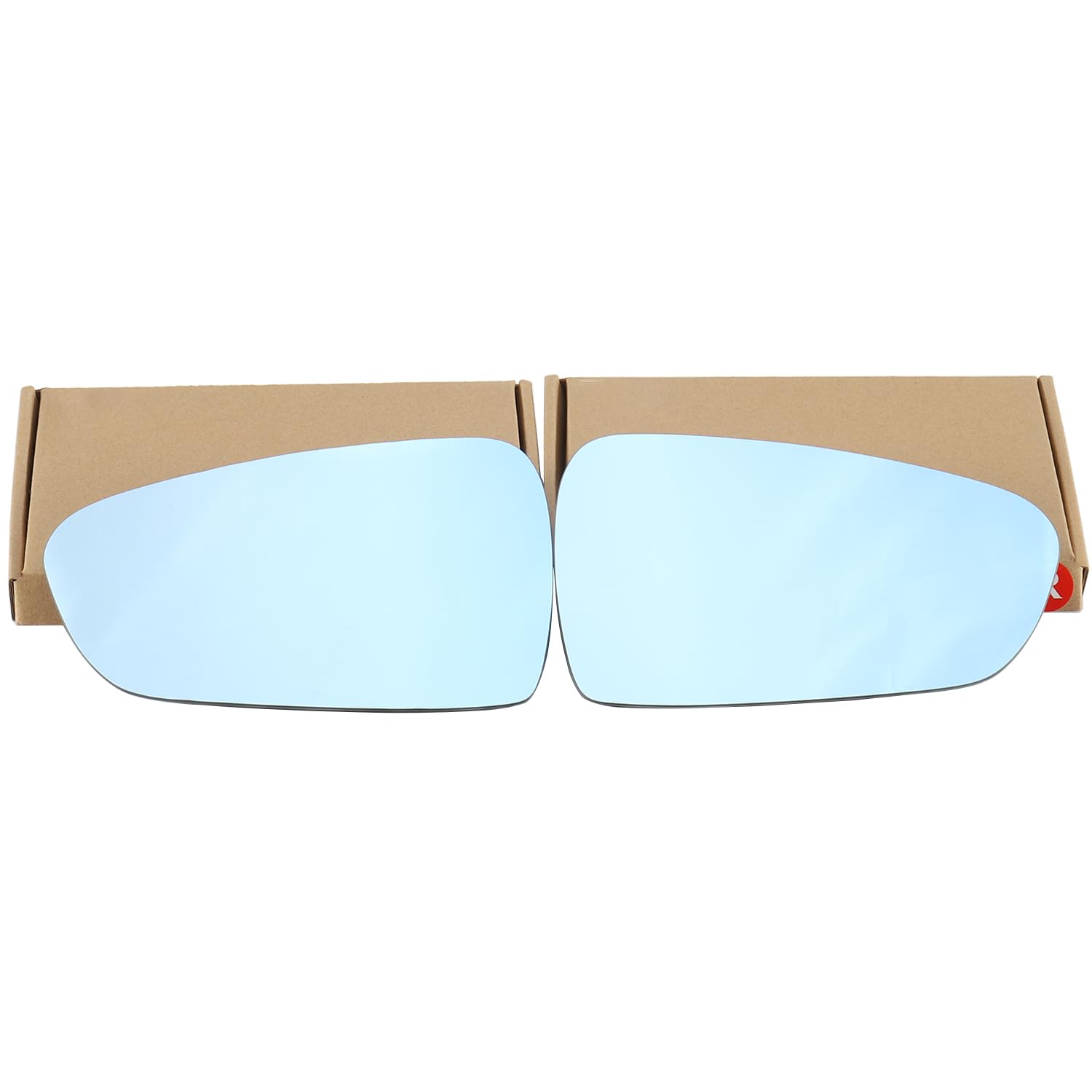 Photo 1 of 2Pcs Side Mirrors for Tesla Model S 2016-2022 Wide Angle Anti Glare Heat Defogging Blue Lens with Backing Plate