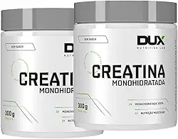 Kit 2x Creatina Monohidratada Pote - 300g Cada - Dux Nutrition