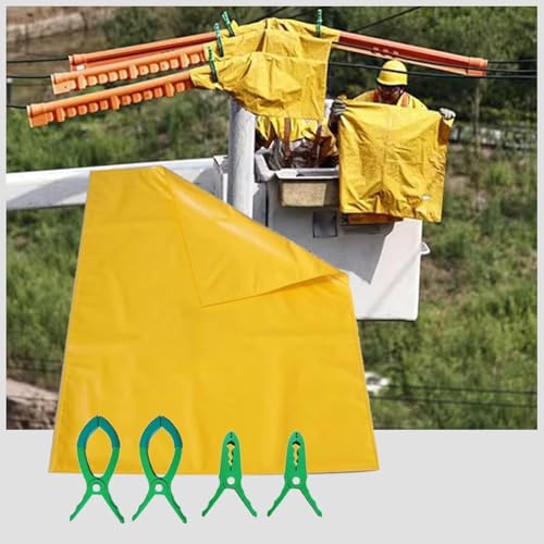 Manta aislante y alfombrillas para seguridad eléctrica, protección de alto voltaje con clips de aislamiento, ideal para proyectos domésticos y electricistas