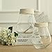 Noah Decoration Hand-Blown and Handmade Hemp Rope Clear Glass Transparent Flower and Filler Vase for Home and Wedding Indoor and Outdoor Decoration Size Large