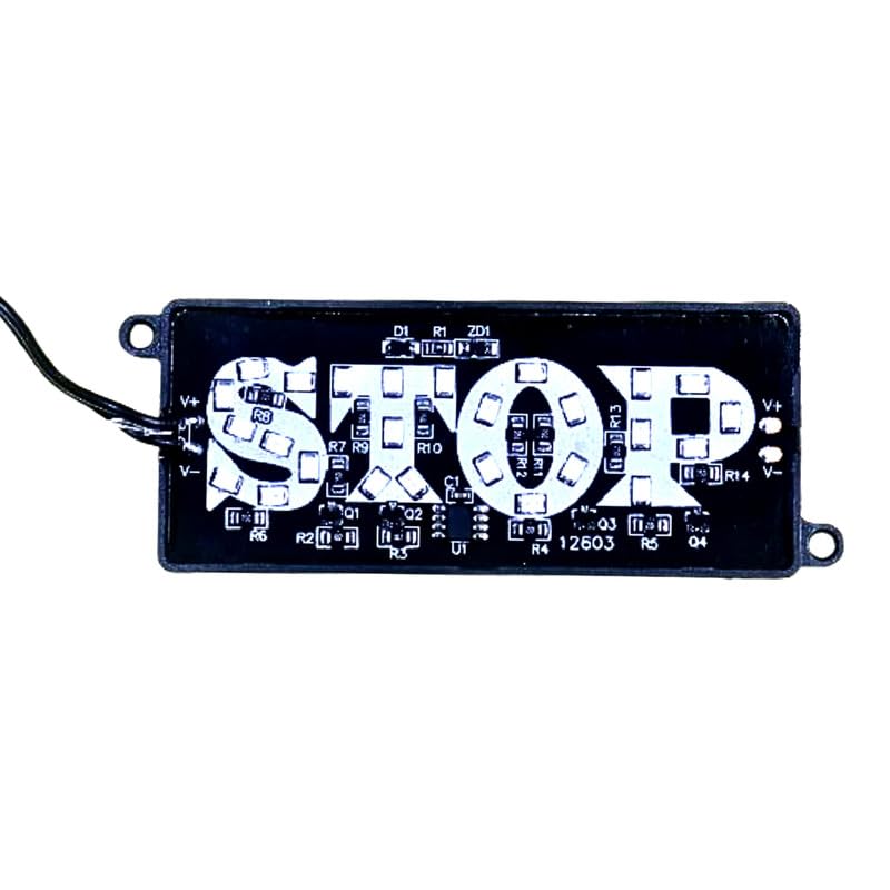 Image of 12V 5W Stop LED Module Light for Car Bike Number Plate | Decorative Waterproof LED for Vehicle Modification (Pack of 2)
