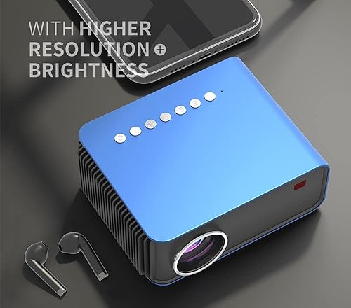 Miniatura 3 de Mini proyector T4 de 3600 lúmenes, compatible con proyector LED completo de 1080P, pantalla grande, portátil, cine en casa, proyector de video