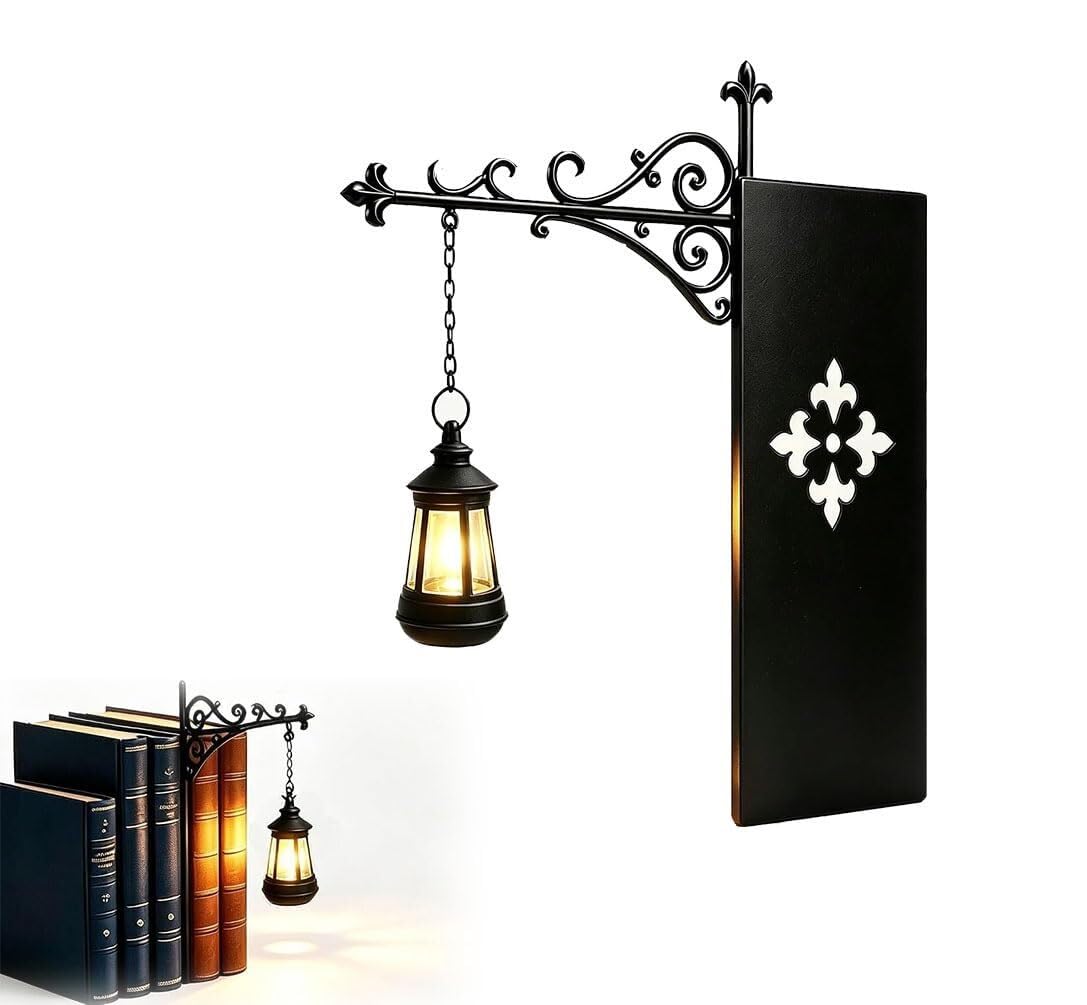 Miniature Hanging Lantern For Bookshelf Library Decorative Lighting