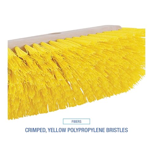 Image of Boardwalk Dual-Surface Scrub Brush, 10 inch Brush, Plastic Handle