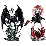 Diohauxi Figura de Hollow Ichigo de anime con ala negra Ulquiorra estatua de PVC modelo de escritorio 30cm