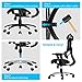 Office Chair Base Replacement - 28 Inch Office Chair Base, Heavy Duty 2400 Lbs, Reinforced Metal Desk Chair Replacement, Universal Gas Cylinder Hole Caster Socket