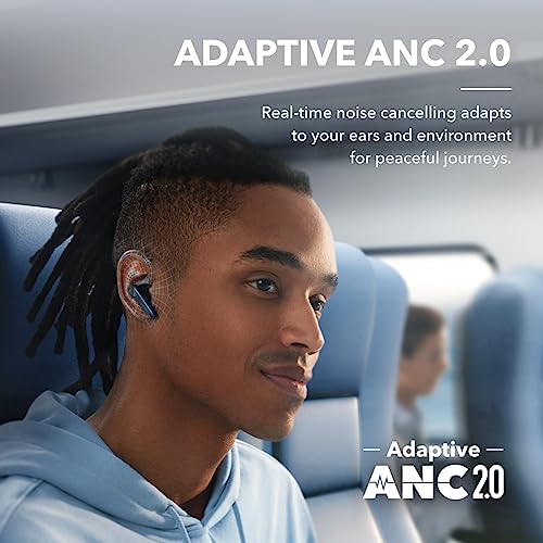 undefined Soundcore by Anker Liberty 4 NC Wireless Earbuds, 98.5% Noise Reduction, Adaptive Noise Cancelling to Ears and Environment, Hi-Res Sound, 50H Battery, Wireless Charging, Bluetooth 5.3 の商品画像 3