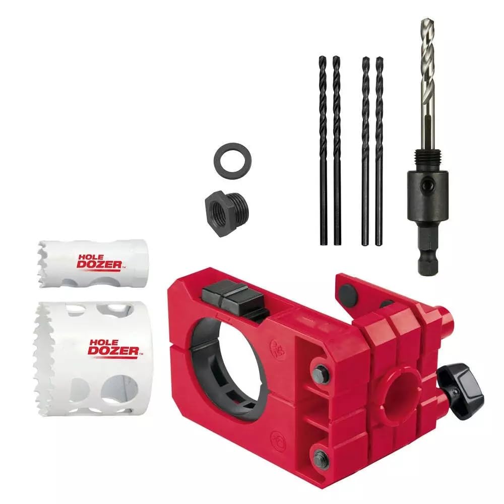 for Milwaukee 49-22-4073 Bi-Metal Door Lock Installation Hole Dozer Hole Saw Kit