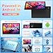 Gleeso Tablet｜Android 16 Tablet 10 Inch｜16GB RAM 1TB TF Android Tablets with Face Unlock｜Widevine L1｜BT 5.4/5G WiFi｜5MP Dual Camera, OTG Tablet PC - Black
