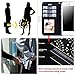 iPhone 8 Plus Case,iPhone 7 Plus Case, WWW [ Mirror Series] RFID-Resisting PU Leather Case Kickstand Flip Case with Card Slots and Mirror for iPhone 7 Plus/8 Plus Black