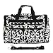 Luggage 19" Duffle Bag, Black/White, One Size
