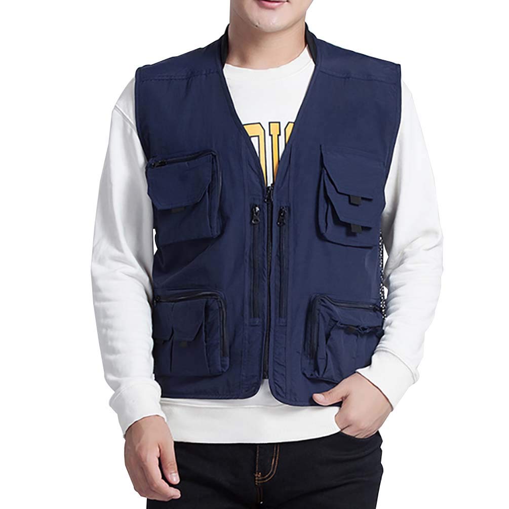gilet de pêche de randonnée pour hommes gilet de travail en plein air