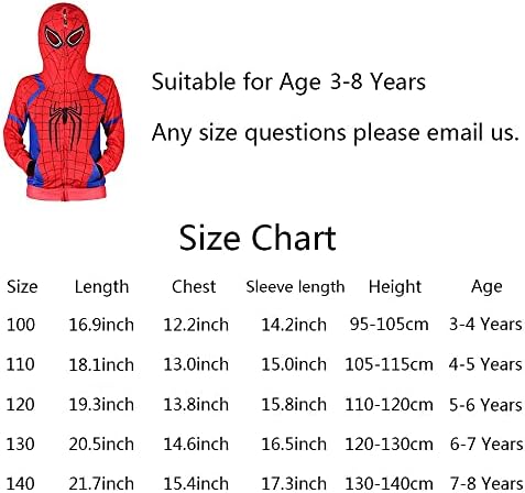 TICODY Boys Hoodies Full Zip-Up Sweatshirt Boys Pullover Outwear 3-8Y 2 51o1YBiRy L. AC