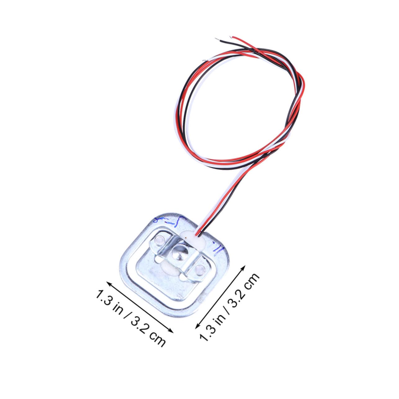 NAMOARLY 4 Pcs Half-Bridge Weighing Sensor Electronic Weighing Sensor Sensors Cell Body Weighing Sensor Electronic Sensor Electronic Body Scale Postal Scale Sensor Precision Sensor Silver