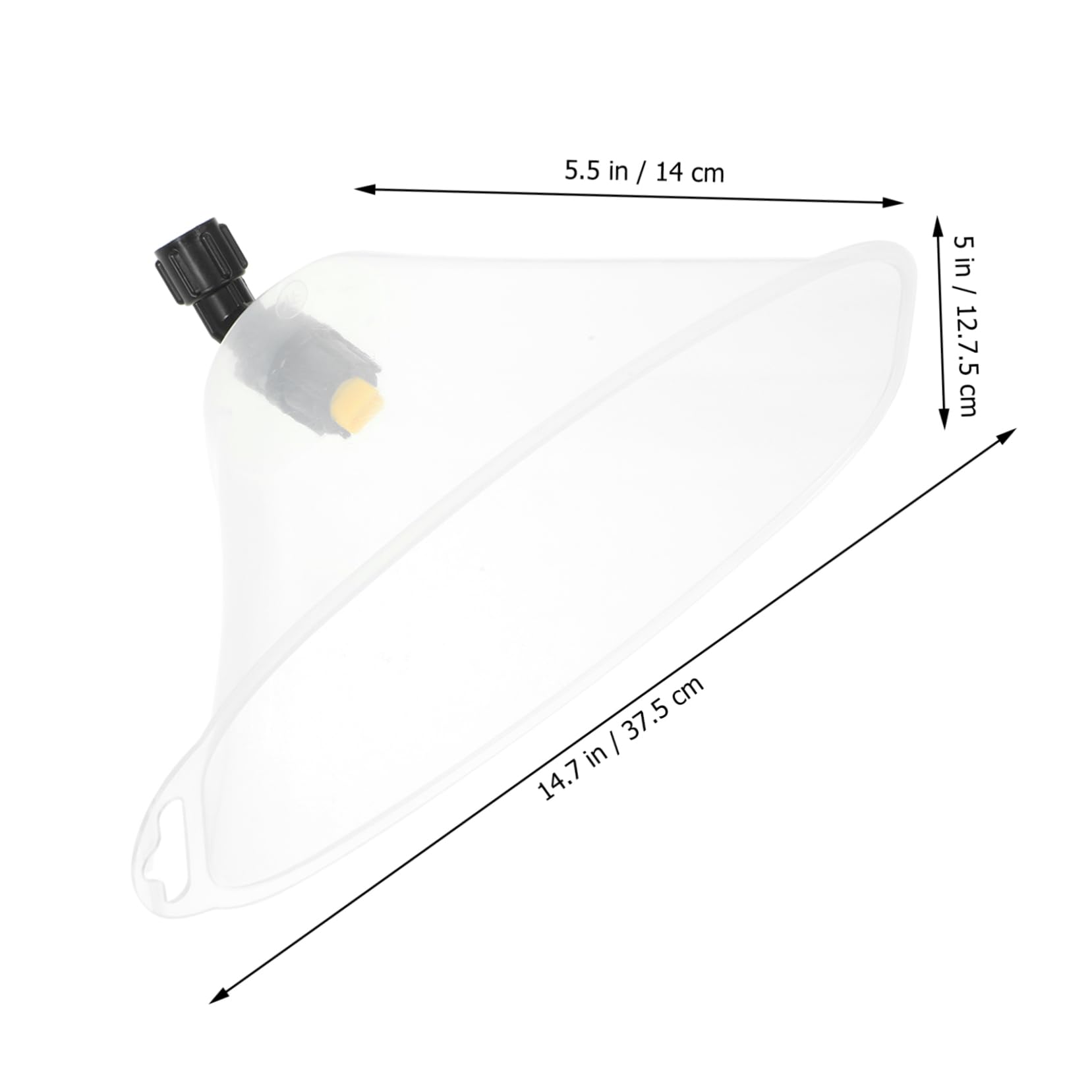 Parliky 2Pcs High Pressure Misting Nozzles with Spraying Shield for Efficient Watering Gardening Agriculture Lawn Irrigation Durable Atomizing Spray Tools