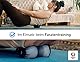 Faszienbälle im Netz 2er Set aus Naturkautschuk - 2 x Faszienball weich soft je 7,2 cm Durchmesser - geeignet für Faszientraining, Yoga & Massage