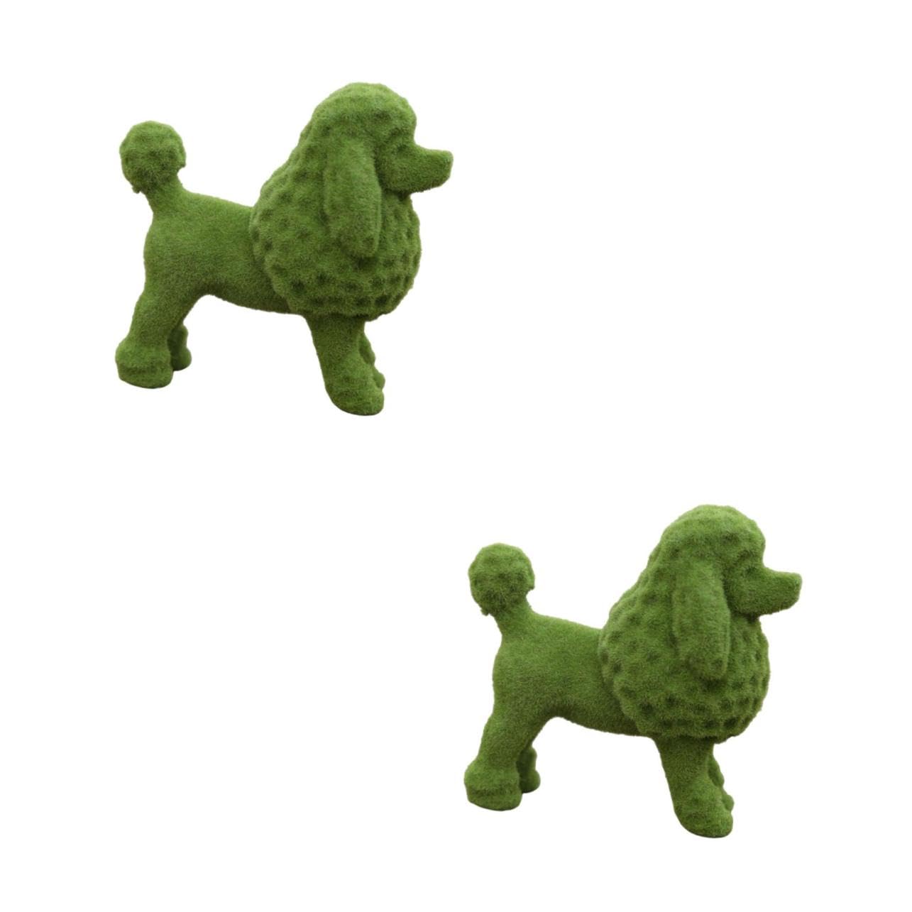 Statues de caniche en résine pour embellir votre pelouse et terrasse