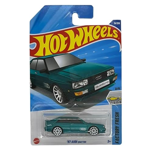 Hot Wheels 87 Audi Quattro Teal Factory Fresh 2/5