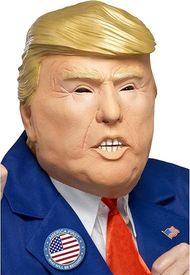Zac's Alter Ego Latex Trump President Mask - Perfect for Halloween