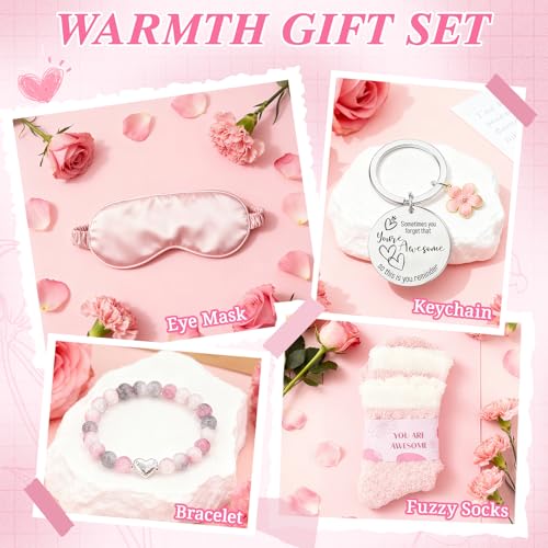 RIHYTFU Pink Birthday Gifts for Teen Girls Women, Mother's Valentine's Day Set for Mom Her Girlfriend Tween Girl Best Friend Wife Sister, Gift Ideas for Teenage Girls 20oz