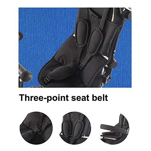 Collapsible Baby Stroller Kinderfahrrad mit Sunshade mit Safety Fence Outdoor Dreirad Boy and Girl Toys (Farbe: Grau… – Bild 7