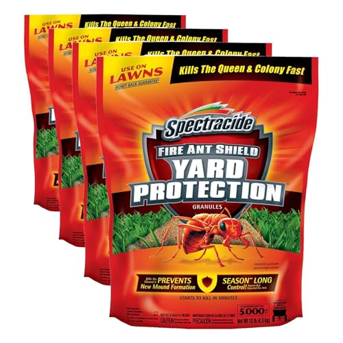 Image of Spectracide Fire Ant Shield Yard Protection Granules 10 Pounds (Pack of 4)