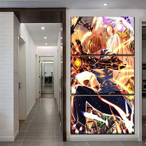 Toile imprimée premium encadrée en tableau triptyque d'art