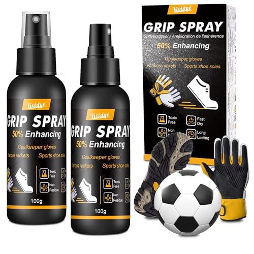 Grip Spray Torwarthandschuhe, 200g Torwarthandschuhe Spray zur Verbesserten Ballkontrolle, Fussball Training Zubehör, Grip Booster Spray für Fußball, Basketball, Golf, Pole Dance, Tennis, Gewichtheben