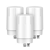 Faucet Filter Replacement, Replacement for Brita Faucet Filter, 36311 On Tap Water Filter, Compatible with FR-200, FF-100, and All Brita Tap Water Filters (Pack of 3)