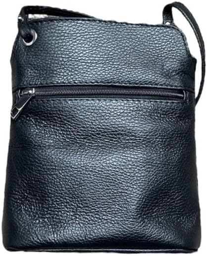 Fina Italian Leather Mini Crossbody for Women – Slim Travel Purse, Anti-Theft Wallet & Passport Bag - Image 4