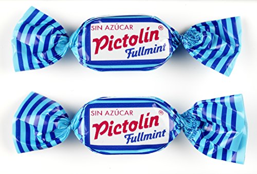 Intervan Pictolin Caramelos duros sin azúcar de menta completa, dulces de menta fuertes, 1 kg - Imagen 3