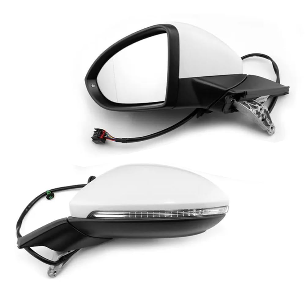 Specchietto Retrovisore Sinistro for Golf 7 MK7 2014-2020,con Riscaldato – 6 Fili