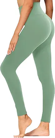 GAYHAY High Waisted Leggings for Women - Soft Opaque Slim Tummy Control Printed Pants for Running Cycling Yoga