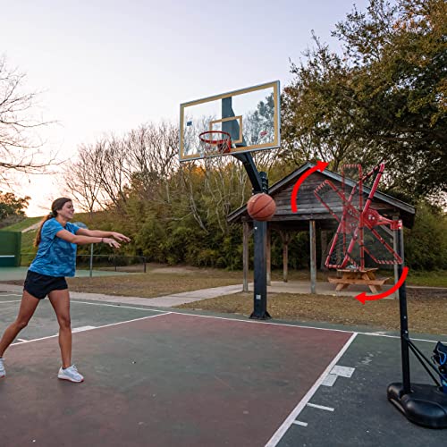 Rukket Basketball Rebounder Net, Adjustable Pass Partner & Ball Return