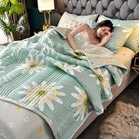 Amazon｜Yubbuio ベッドスプレッドプリントキルトシングルダブル