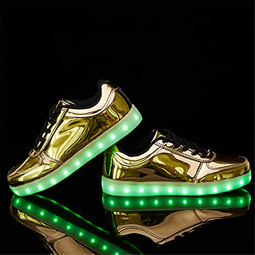 Image of SANYES LED Light Up Shoes for Women Men, Low-Top USB Rechargeable Glowing Sneakers, Luminous Dancing Shoes for Party Sports