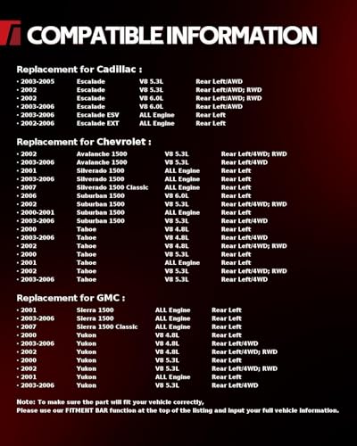 Image of Torchbeam Rear Brake Caliper Left for Chevrolet 2001 2003-2006 Silverado 1500, GMC 2001 2003-2006 Sierra 1500, Chevrolet 2000 2002-2006 Tahoe 5.3L, Rear Left Caliper Replace # 18B4764