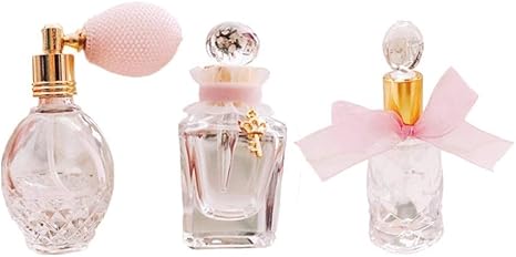 Amazon Co Jp 3個復古 空の香水瓶 すりガラスと合金製 フレグランスボトル 化粧水用瓶 クリスタル香水瓶 結婚式 プレゼント インテリア ミニ空ボトル 詰め替え用15ml Xiaoyu Diy 工具 ガーデン