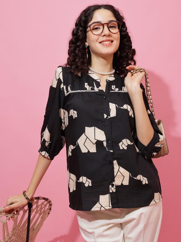Image of Sheetal Associates Women's Stylish Casual Top for Summer Comfortable | Printed Top| Perfect for Everyday Wear