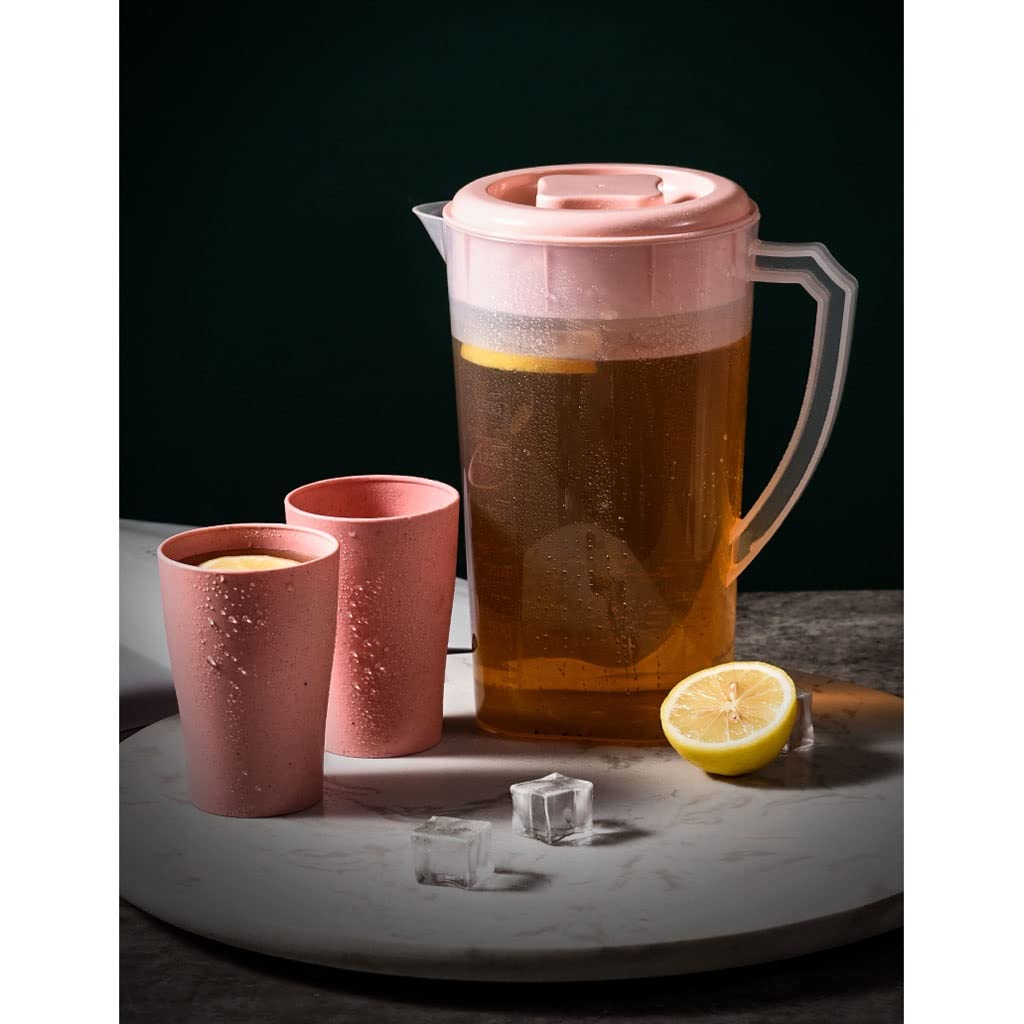 Jarras Jarras de bebidas Hervidor de agua frío Jarros de bebidas Hombres Herbal Tetera Tetera de hielo de gran capacidad Adecuado for té helado Soda Limonada Jugo Familia Jarra de Agua de Jarra de Jug