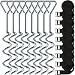 Jump Tastic Trampoline Anchors - 8 Pcs Trampoline Stakes and Straps, Anti-Rust, High Wind Heavy Duty, Spiral Shaped