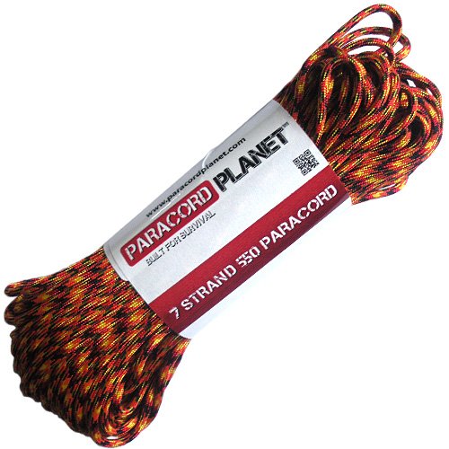 PARACORD PLANET 10 Feet Nylon 550Lb Type Iii 7 Strand Paracord Sunset โ image 1