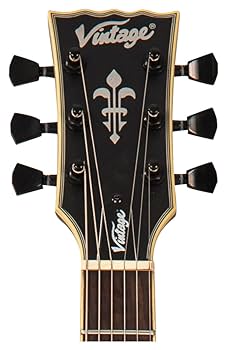 Amazon.com: VINTAGE Electric Guitar, Right, Satin Black