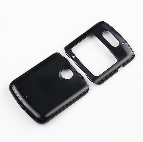 Miniatura 4 de Funda para Moto Razr 5G, Moto Razr 5G, diseño de policarbonato duro transparente, esquinas reforzadas, absorción de golpes, ajuste delgado,