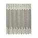 Heritage Lace Floret 72-Inch by 72-Inch Shower Curtain, Ecru
