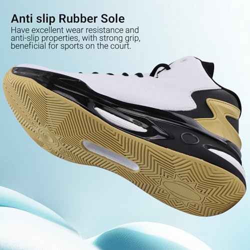 Image of Beita High Upper Basketball Shoes for Men Sneakers Breathable Sports Shoes Anti Slip