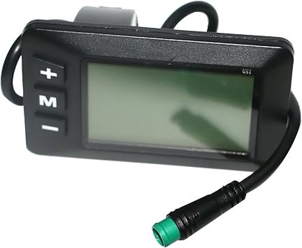Electric Bike Ebike Replacement Controller G51 LCD Display 5Pin Electric Scooter Accelerator Waterproof Connector, Black