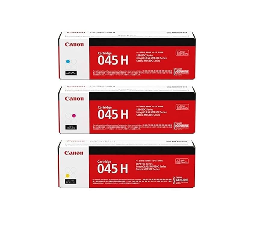 Amazon.com: Canon 045H Toner Cartridge Set for Color