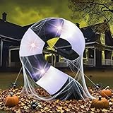 VIHOSE 4.69 FT Halloween Sandworm Inflatable Decoration Blow up Inflatable Sand Worm Built-in LED Lights for Halloween Outdoor Garden Lawn Scary Party Decor